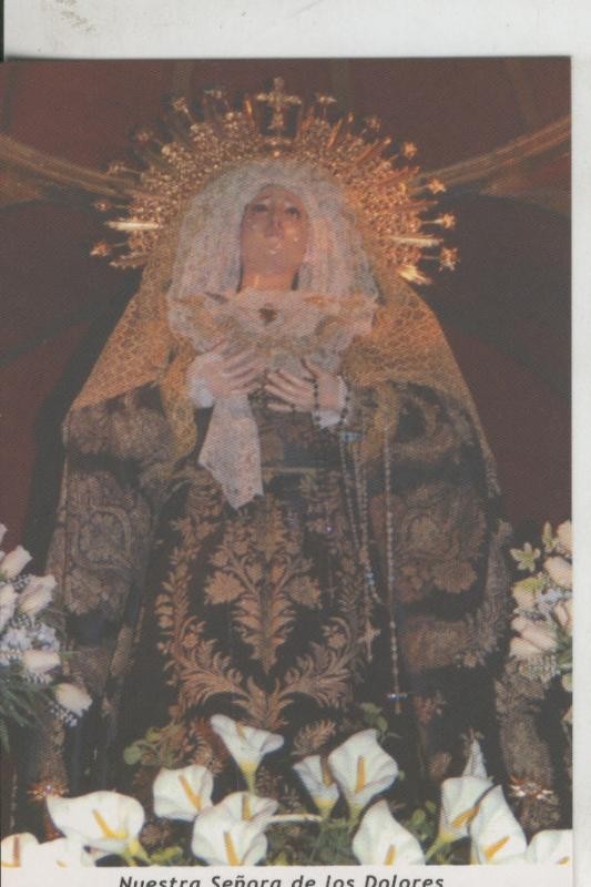 Postal 009637: Virgen Ntra Sra de los Dolores, patrona de Bobadilla-Estacion, Malaga