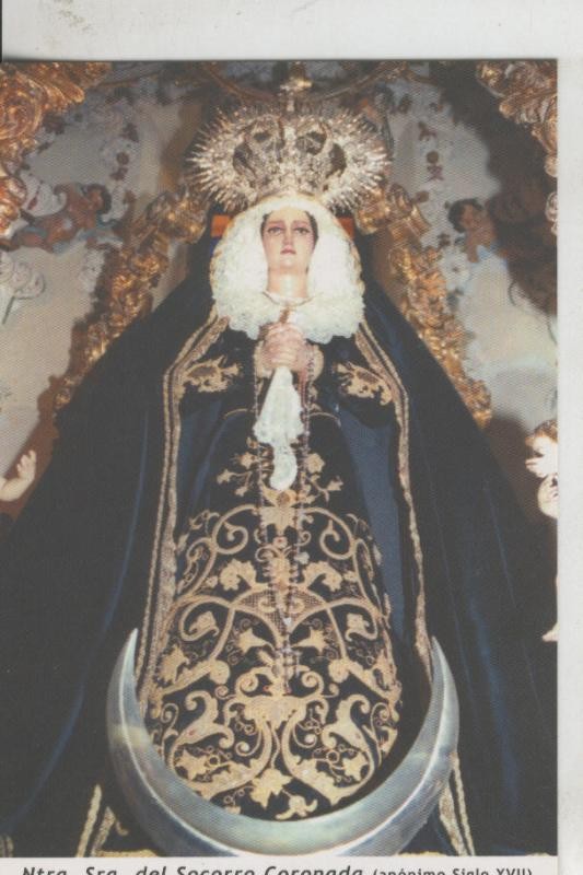 Postal 009652: Virgen Ntra Sra del Socorro Coronada , Antequera, Malaga