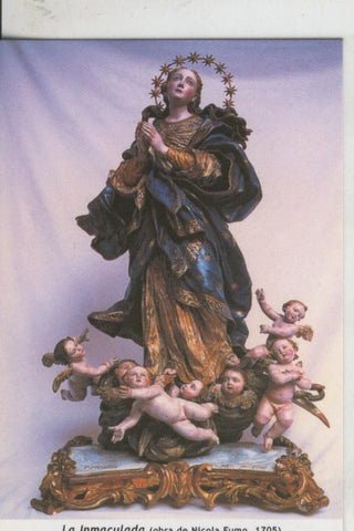 Postal 009654: Virgen La Inmaculada , Antequera, Malaga