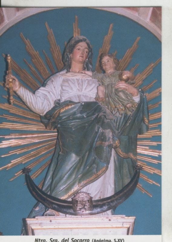 Postal 009717: Virgen Ntra Sra del Socorro, iglesia de san Miguel en Jerez de la Frontera, Cadiz 