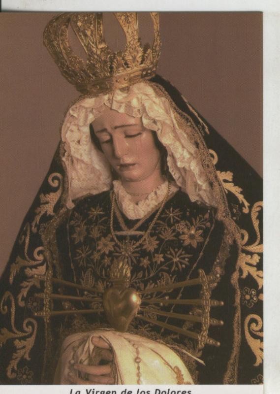 Postal 009728: Virgen de los Dolores, Caniles en Granada
