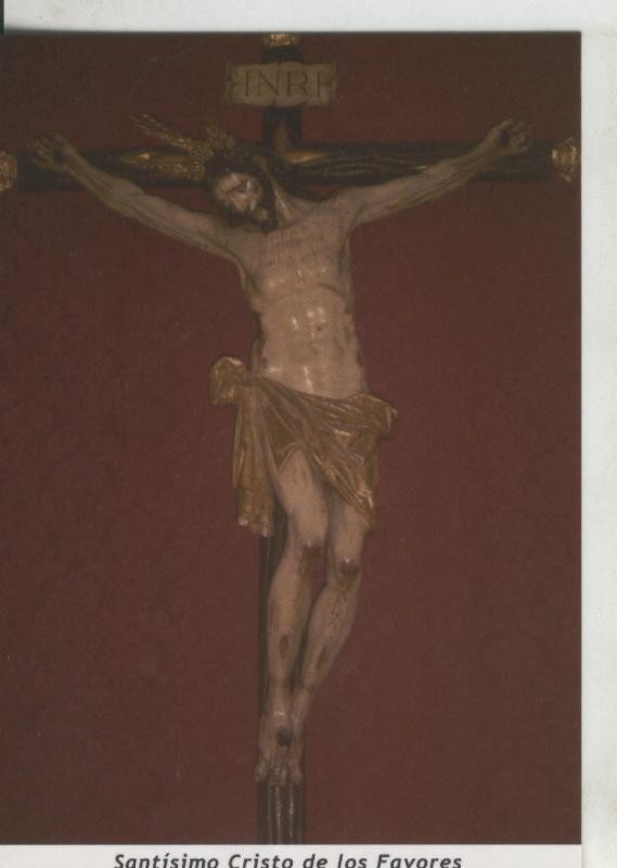 Postal 009731: Santisimo Cristo de los Favores, iglesia San Cecilio de Granada
