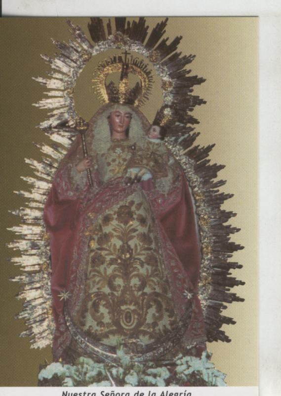 Postal 009735: Virgen Ntra Sra de la Alegria parroquia San Bartolome de Sevilla
