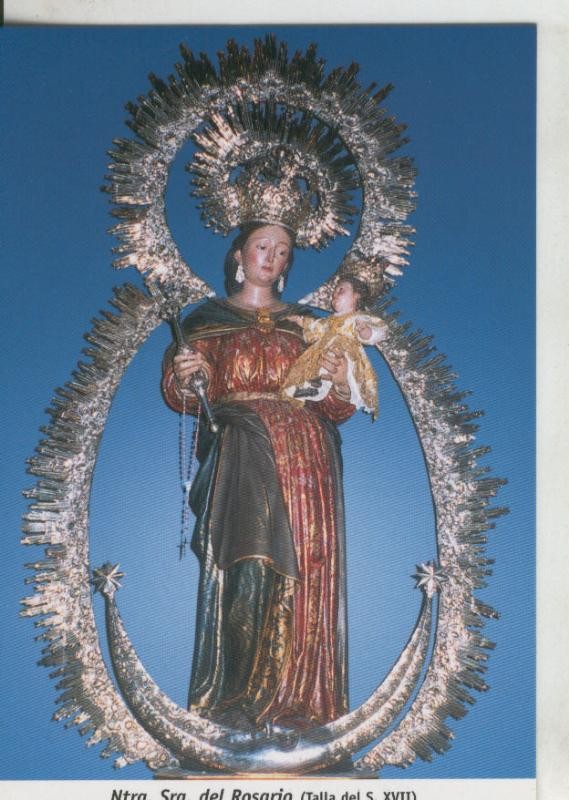 Postal 009737: Virgen Ntra Sra del Rosario, parroquia de San Vicente de Sevilla