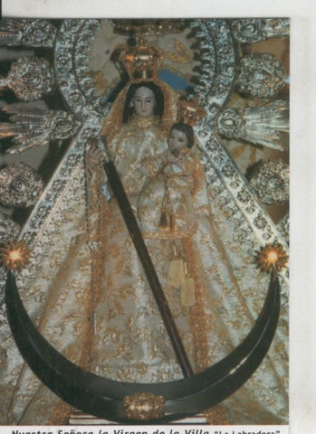 Postal 009765: Virgen Ntra Sra de la Villa (La labradora) parroquia san jose de calasanz de madrid