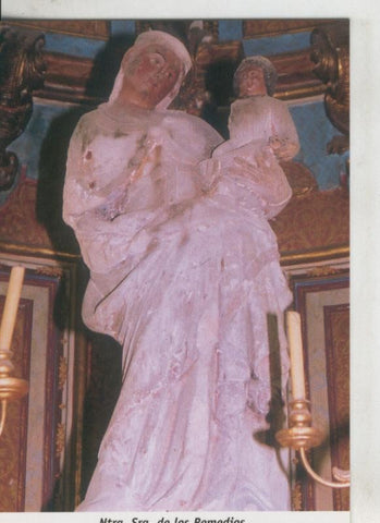 Postal 009778: Virgen Ntra Sra de los Remedios, iglesia de la Merced de Murcia
