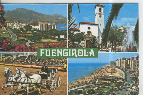Postal 009812: Vistas varias de Fuengirola en Malaga