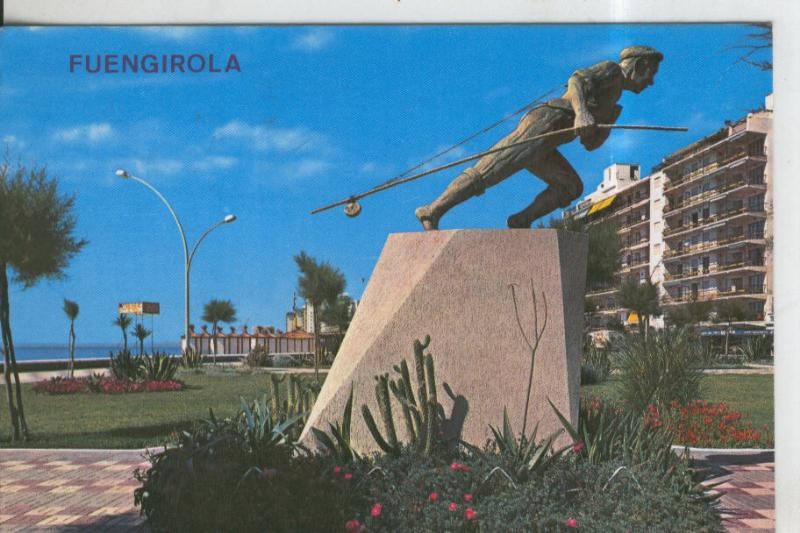 Postal 009825: Monumento al pescador de Fuengirola en Malaga