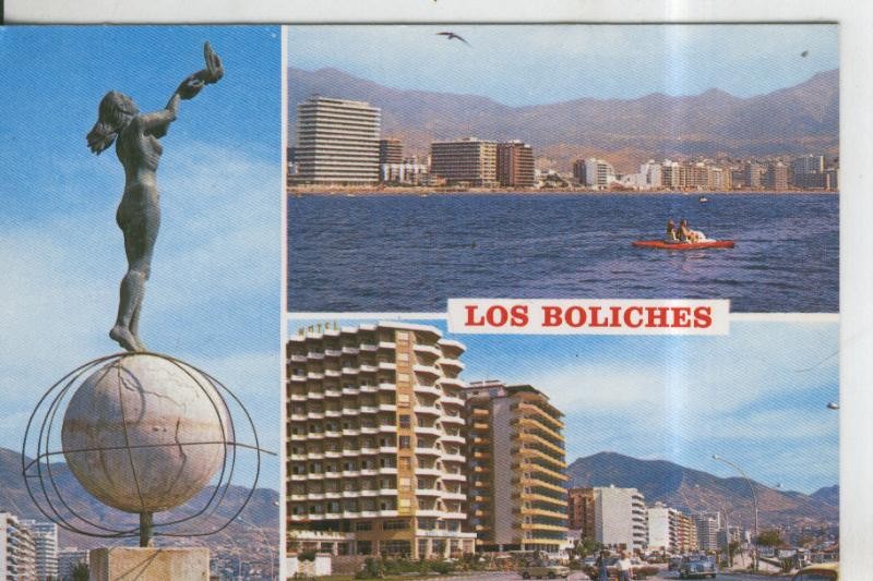 Postal 009827: Vistas varias de Fuengirola en Malaga