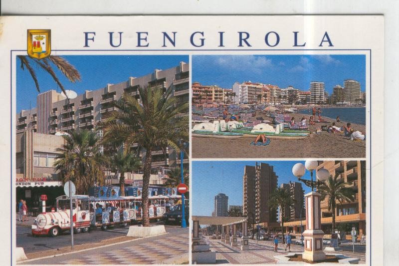Postal 009841: Vistas varias de Fuengirola en Malaga