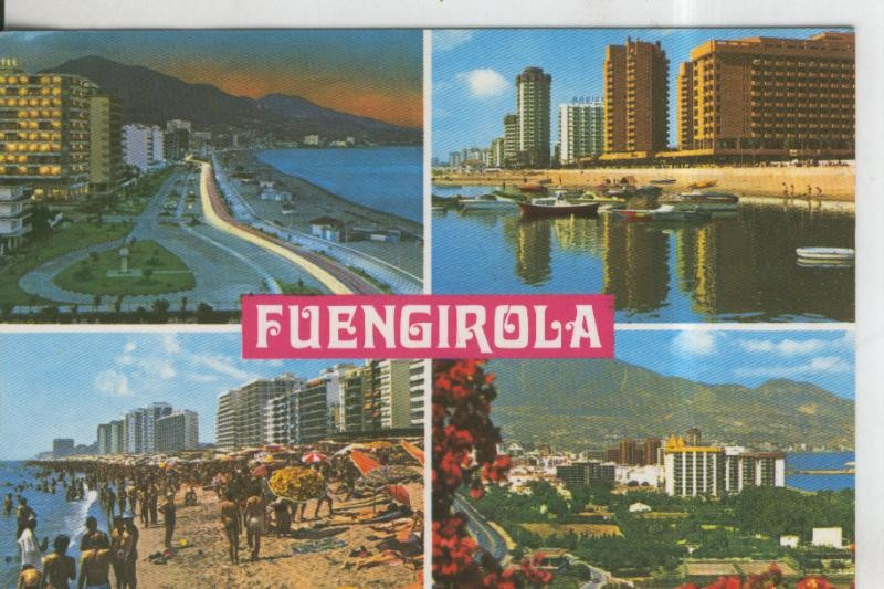 Postal 009842: Vistas varias de Fuengirola en Malaga