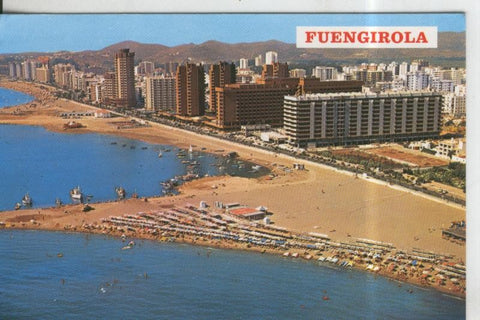 Postal 009850: Playa y ciudad de Fuengirola en Malaga