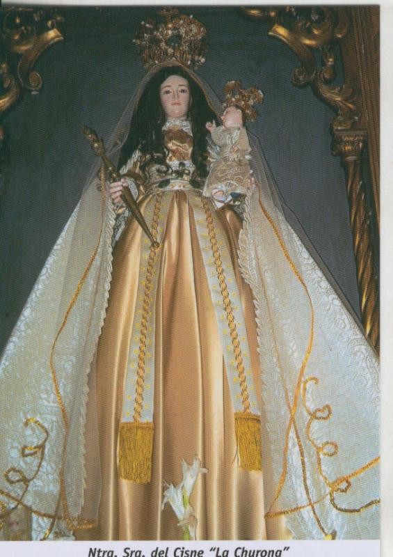 Postal 009865: Virgen Ntra Sra del Cisne (La Churona), parroquia San Lorenzo en Madrid