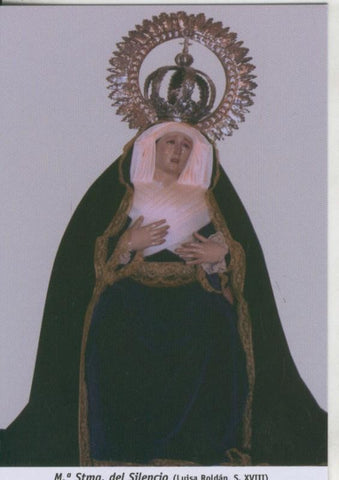 Postal 009888: Virgen Ntra Sra del Silencio, parroquia de San Juan en Jaen 