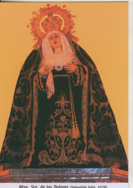 Postal 009889: Virgen Ntra Sra de los Dolores, parroquia de San Juan en Jaen 