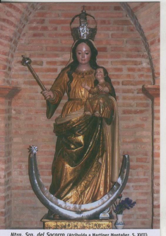 Postal 009890: Virgen Ntra Sra del Socorro, parroquia de San Juan en Jaen 