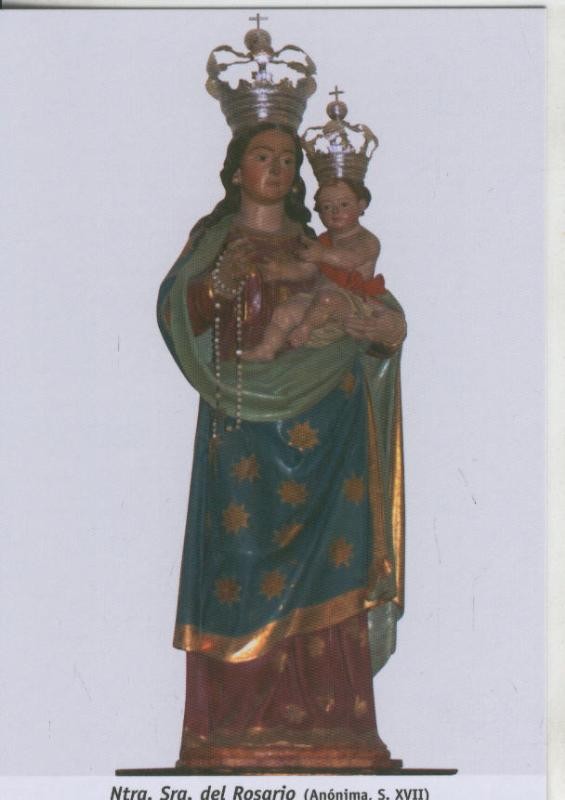 Postal 009891: Virgen Ntra Sra del Rosario, Santa Capilla de San Andres  en Jaen 