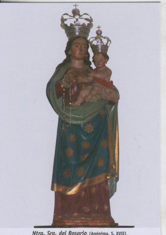 Postal 009891: Virgen Ntra Sra del Rosario, Santa Capilla de San Andres  en Jaen 