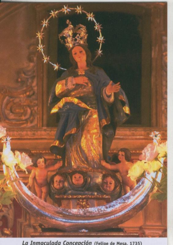 Postal 009892: Virgen La Inmaculada Concepcion, Santa Capilla de San Andres  en Jaen 