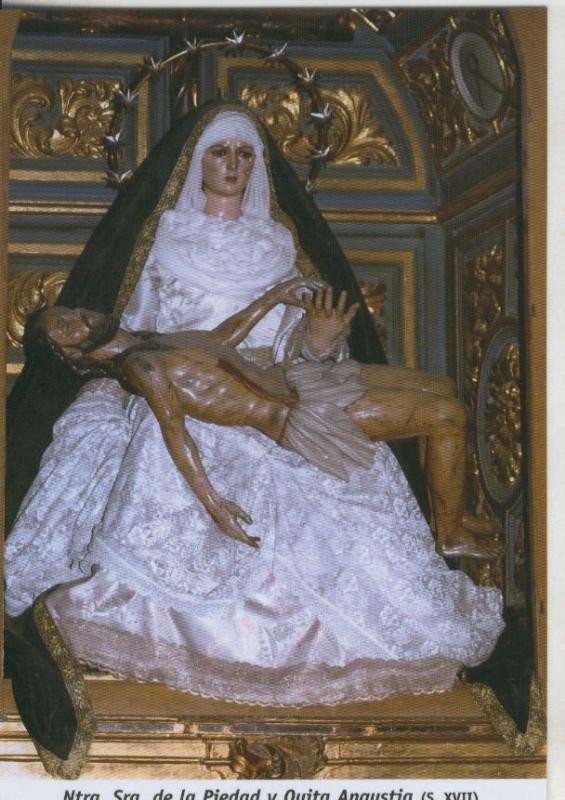 Postal 009906:  Virgen Ntra Sra de la Piedad y Quita Angustias, Lucena en Cordoba