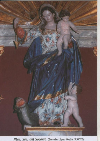 Postal 009916: Virgen Ntra Sra del Socorro, iglesia Jesuitas en Toledo