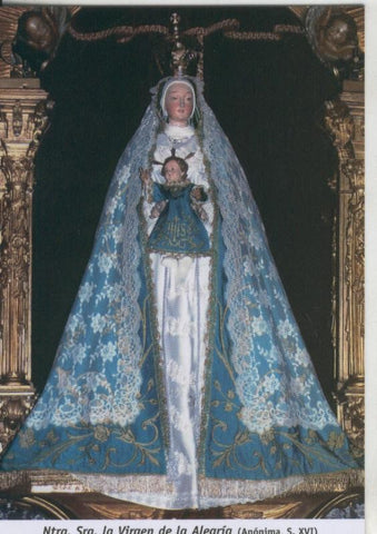 Postal 009919: Virgen Ntra Sra de la Alegria, iglesia de San Andres Apostol en Toledo