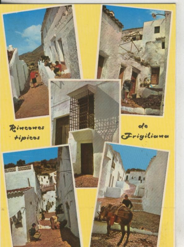 Postal 009977:  Rincones tipicos de Frigiliana en Malaga