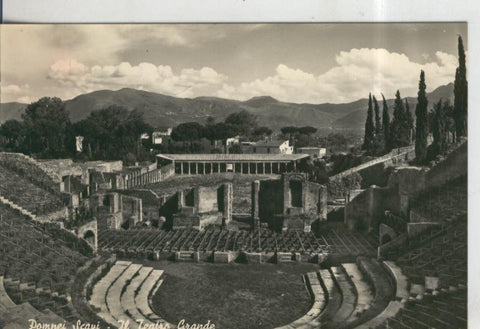 Postal 009997: Teatro Grande de Pompei, Napoles