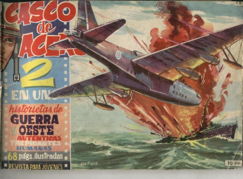 Casco de Acero 2 en uno numero 15: le faltan las 8 primeras paginas