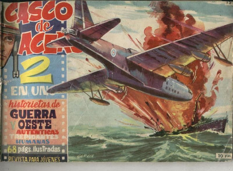 Casco de Acero 2 en uno numero 15: le faltan las 8 primeras paginas