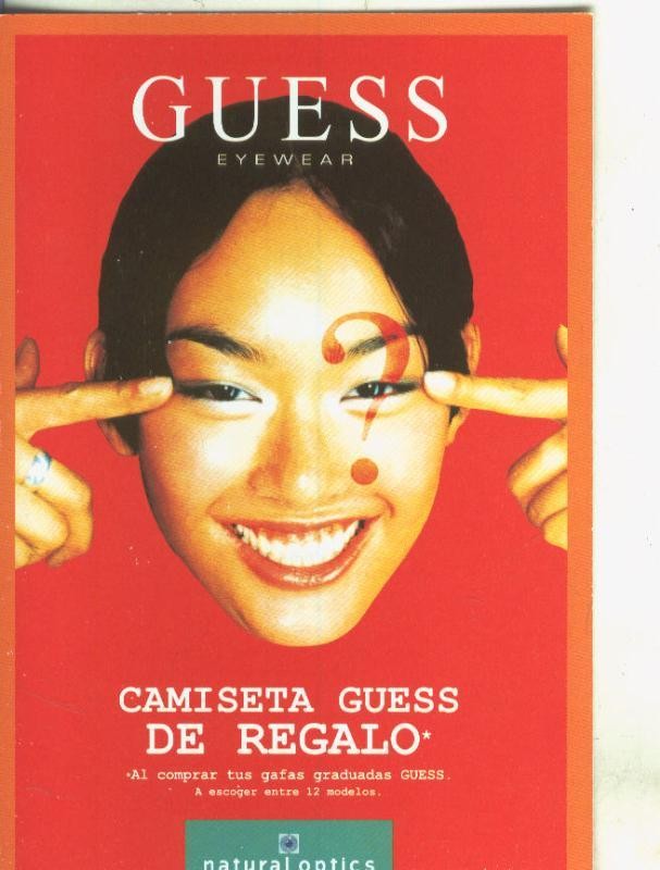 Postal 005660 : Propaganda de Camiseta Guess