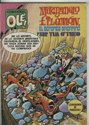Coleccion Ole numero 170: Mortadelo y Filemon-El Botones Sacarino-sir Tim O'Theo: Zarabanda de porrazos