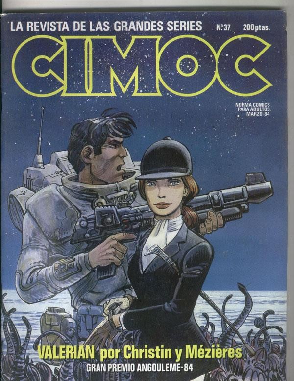 Cimoc revista numero 037: Valerian, gran premio angouleme 84