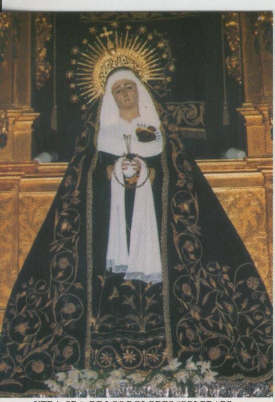 Postal 009327: Virgen Ntra Sra de los Dolores, parroquia Santiago Apostol, Almeria