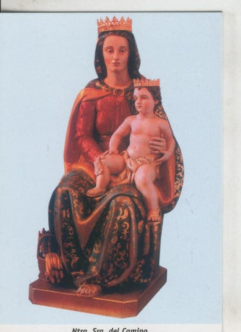 Postal 009767: Virgen Ntra Sra del Camino, patrona de Mecerreyes en Burgos