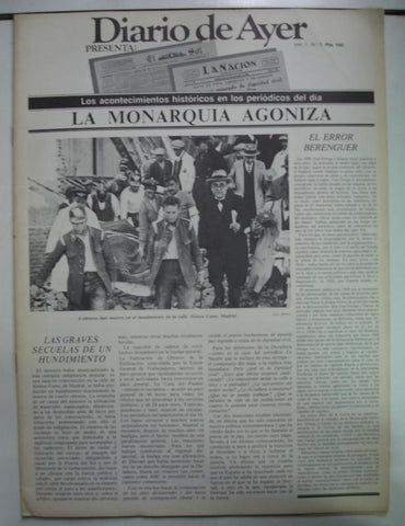 Diario de Ayer: reproduccion facsimil periodicos epoca entrega numero 3: El Sol, La Nacion
