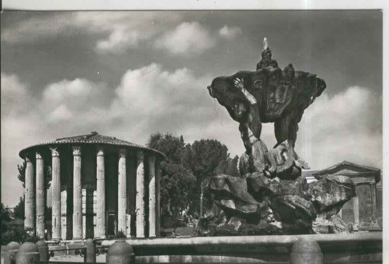 Postal 010006: Fontana e templo di vesta en Roma
