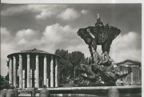 Postal 010006: Fontana e templo di vesta en Roma