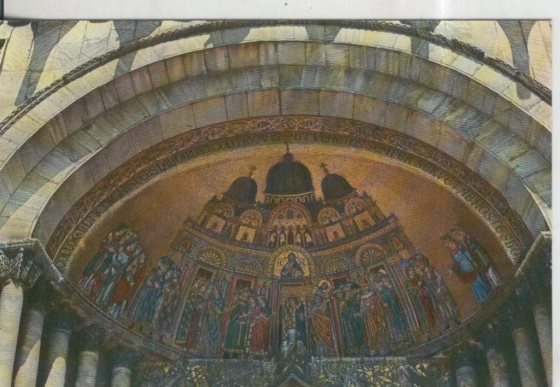 Postal 010022: Interior Basilica San Marcos de Venezia