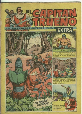 El Capitan Trueno Extra numero 077 (aviejado, cubierta suelta)