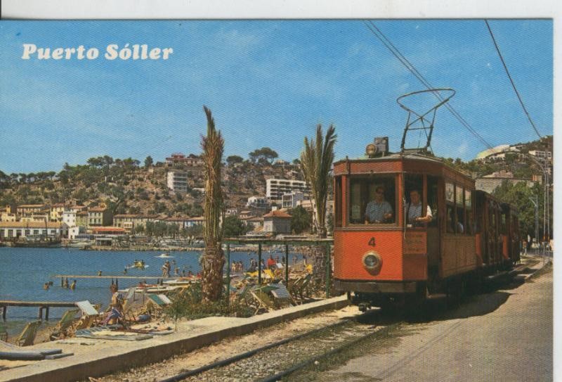 Postal 008153: Tranvia de Puerto Soller en Mallorca