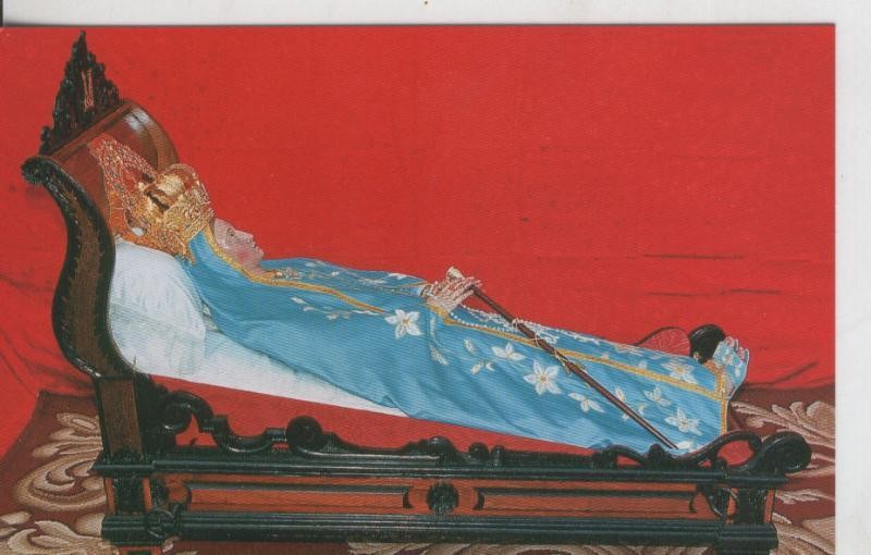 Postal 008699: Virgen de la Cama, Monasterio de San Juan de Monte Calvario en Escalante,Cantabria