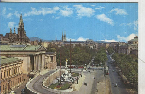 Postal 006053 : Viena strada del ring con parlamento e municipio