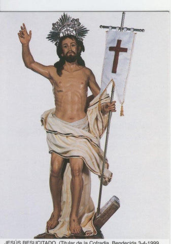 Postal Virgenes 0334 : Jesus resucitado, la Ñora (Murcia)