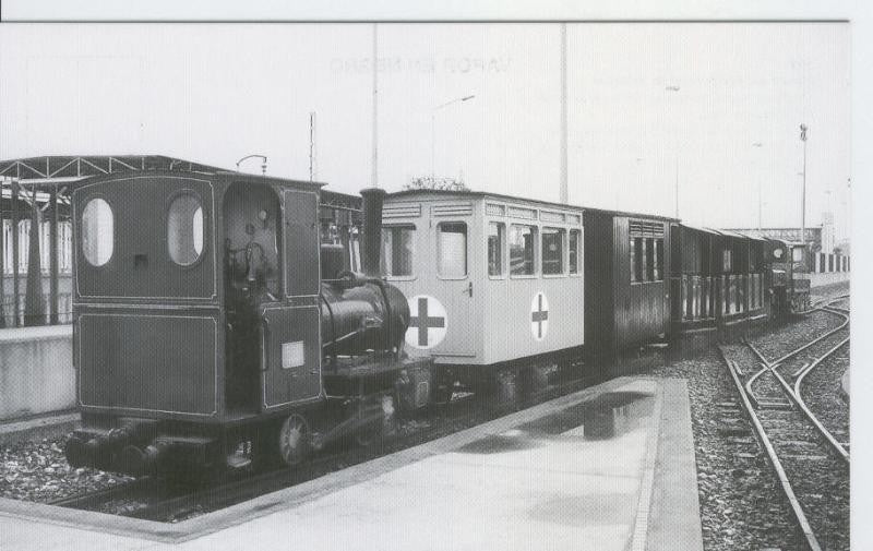 Postal Tren b/n numero 364: Museo del ferrocarril de Asturias