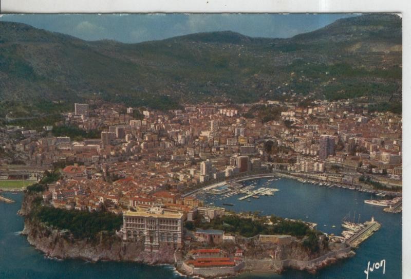 Postal 010054: Principado de Monaco, vista general