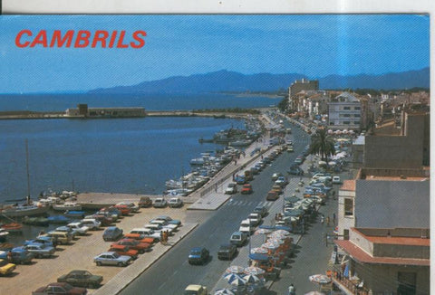 Postal 010058: Cambrils, vista del puerto