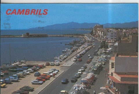 Postal 010074: Tarragona: Cambrils, vista paseo y puerto