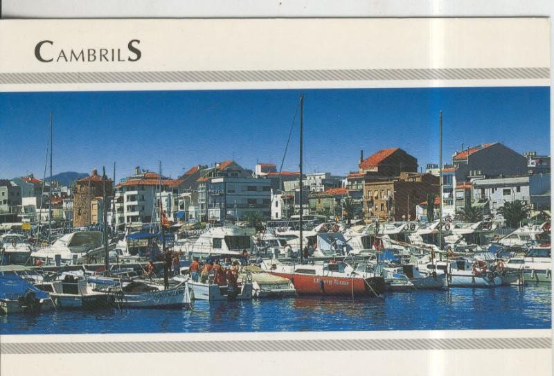 Postal 010078: Tarragona: Cambrils, vista puerto
