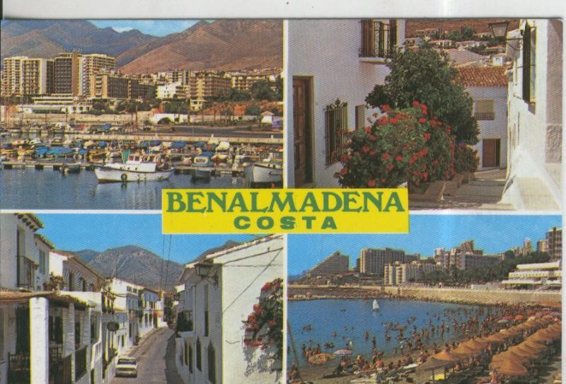Postal 010084: Malaga, Benalmadena, vistas varias